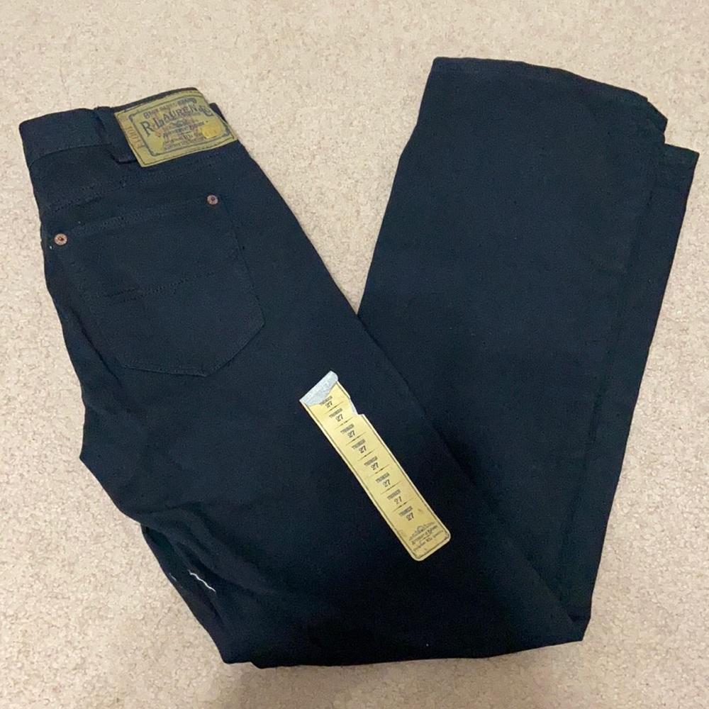 NWT Ralph Lauren Black Tribeca Jeans